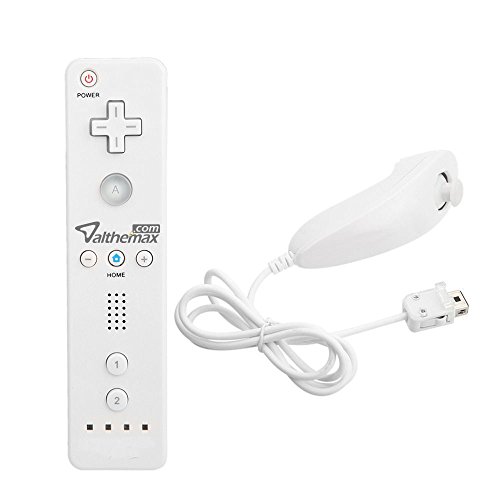 Althemax® Remote Wiimote and Nunchuck Controller Set Combo for Nintendo Wii - White [Importación Inglesa]