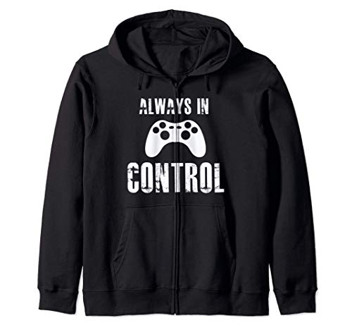 Always in control - Games Gaming Gamer Silhouette Image Sudadera con Capucha