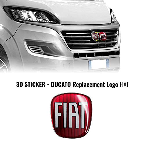 AMS 14237 Adhesivo Fiat Professional 3D Repuesto Logo para Ducato AMS 14237 Adhesivo Fiat Professional 3D Repuesto Logo para Ducato