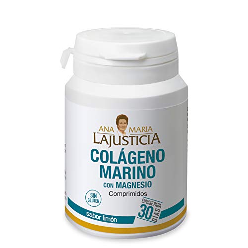 Ana Maria Lajusticia - Colágeno marino con magnesio – 180 comp (sabor limón). Articulaciones fuertes y piel tersa. Regenerador de tejidos con colágeno hidrolizado tipo 1 y 2. Envase para 30 días. Ana Maria Lajusticia - Colágeno marino con magnesio – 180 comp (sabor limón). Articulaciones fuertes y piel tersa. Regenerador de tejidos con colágeno hidrolizado tipo 1 y 2. Envase para 30 días.