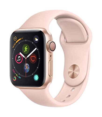 Apple Watch Series 4 (GPS, 40mm) Aluminio en Oro - Correa Deportiva Rosa Arena