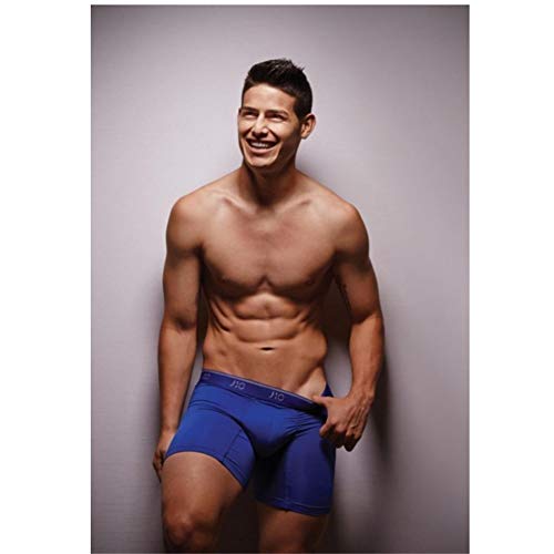 arteWOODS Decoración para el hogar James Rodriguez Football Star Art Poster Etiqueta de la Pared Decoración Regalo Imprimir en lienzo50x70cm sin Marco arteWOODS Decoración para el hogar James Rodriguez Football Star Art Poster Etiqueta de la Pared Decoración Regalo Imprimir en lienzo50x70cm sin Marco