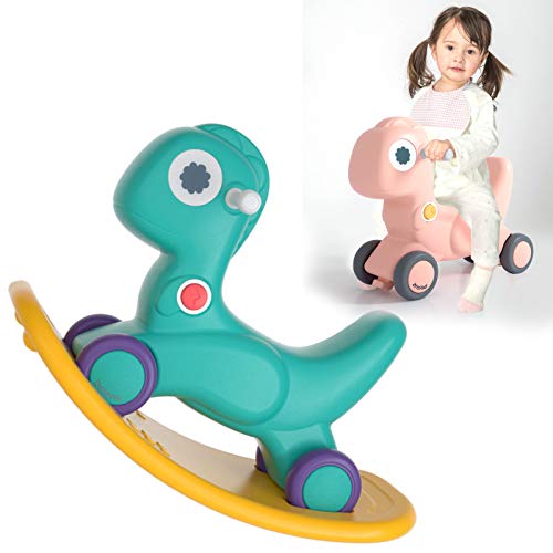 Baby Rocking Horse, Kid Rocker, Kid Ride on Toy, Infant Rocking Animal, Baby Toys Ride on Car for 1-3 Year Old Boys and Girls Toddler Toys Baby Stroller,Verde