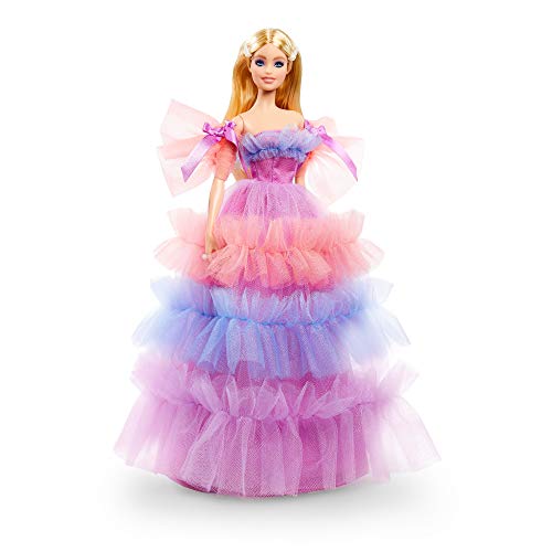 Barbie Birthday Wishes Doll, Multicolor (Mattel GTJ85)