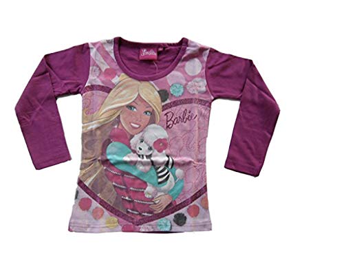 Barbie - Camiseta de manga larga en 2 colores, color morado
