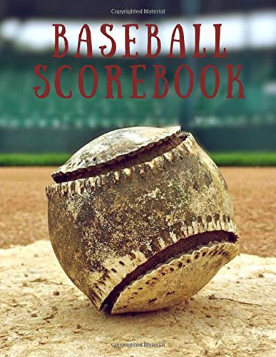 Baseball Scorebook: baseball scorekeeper book | Softball Score Record Book | Gift for Coach & Baseball Fans | wall score - little league | baseball scorebook | 105 Baseball Scorecard sheets