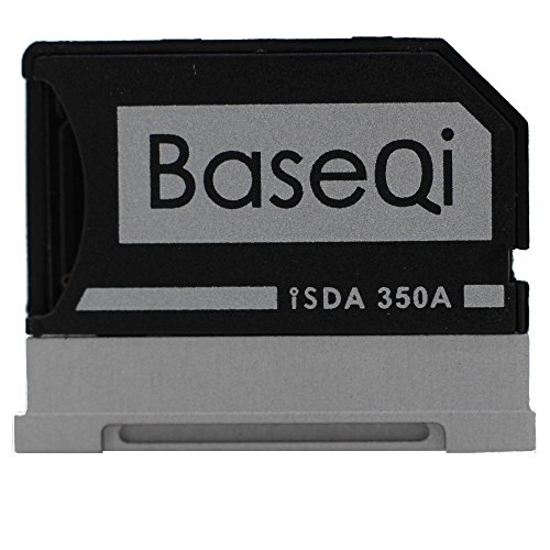 BASEQI Aluminum MicroSD Adapter for Microsoft Surface Book / Surface Book 2 / Surface Book 3 13.5" (model-350A)