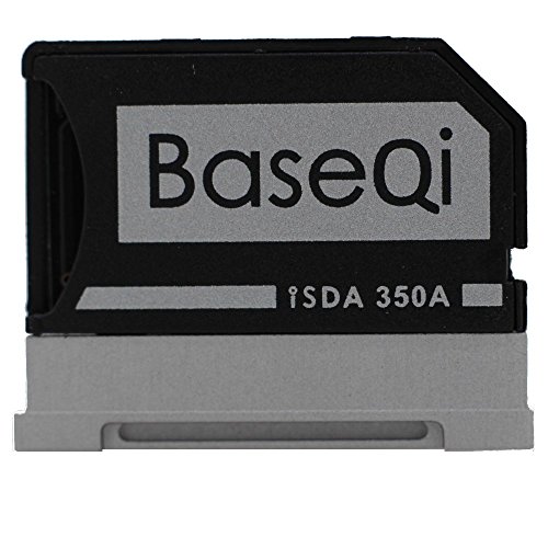 BASEQI Aluminum MicroSD Adapter for Microsoft Surface Book / Surface Book 2 / Surface Book 3 13.5" (model-350A) BASEQI Aluminum MicroSD Adapter for Microsoft Surface Book / Surface Book 2 / Surface Book 3 13.5" (model-350A)