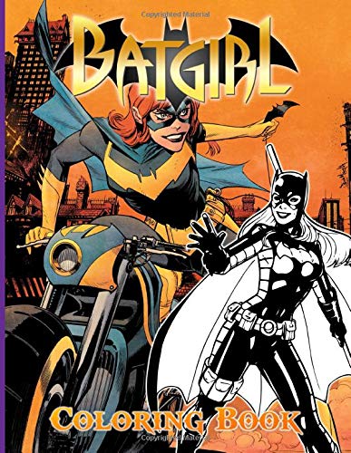 Bat Girl Coloring Book: Impressive Coloring Books For Adults, Boys, Girls Crayola Creativity