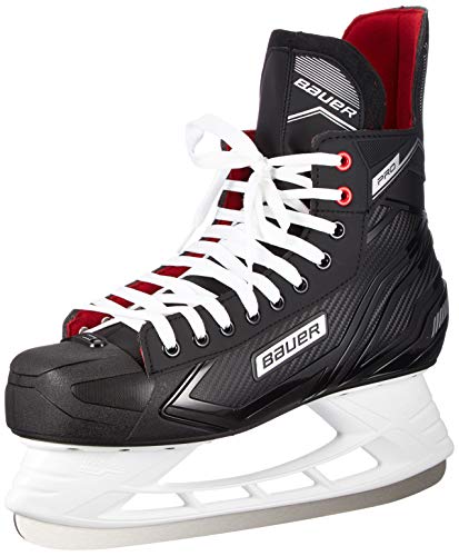 Bauer Pro Skate Sr, Zapatillas de Hockey de Campo Hombre, Negro, Blanco, Rojo, Si 900, 43 EU