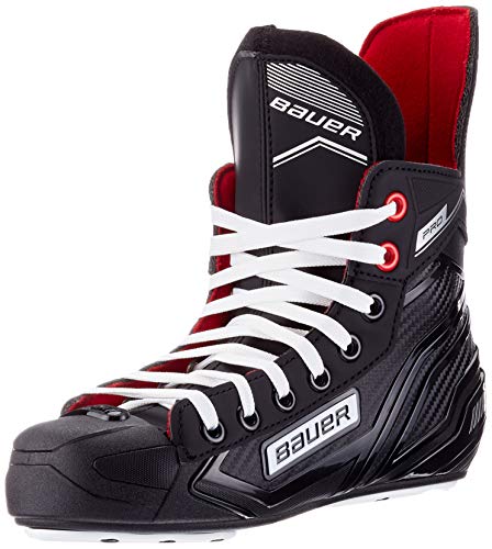 Bauer Xpro Skate Sr, Zapatillas de Hockey de Campo Hombre, Negro, Blanco, Rojo, Si 900, 45.5 EU