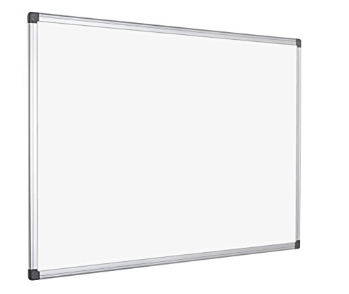 Bi-Office Maya - Pizarra blanca no magnética con marco de aluminio, 1500 x 1000 mm