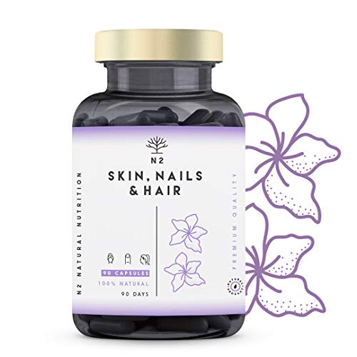 Biotina Zinc Selenio. Vitaminas Cabello Piel Uñas Potente Suplemento Crecimiento y Fortalecimiento de Pelo, Uñas, Barba y Cuidado de la Piel. Vegano 90 Cápsulas Alta Concentración N2 Natural Nutrition Biotina Zinc Selenio. Vitaminas Cabello Piel Uñas Potente Suplemento Crecimiento y Fortalecimiento de Pelo, Uñas, Barba y Cuidado de la Piel. Vegano 90 Cápsulas Alta Concentración N2 Natural Nutrition