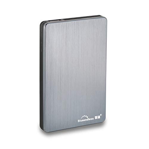 Blueendless Disco duro externo portátil USB 3.0 de 2,5 pulgadas para PC, portátil, computadora (160 GB, gris)