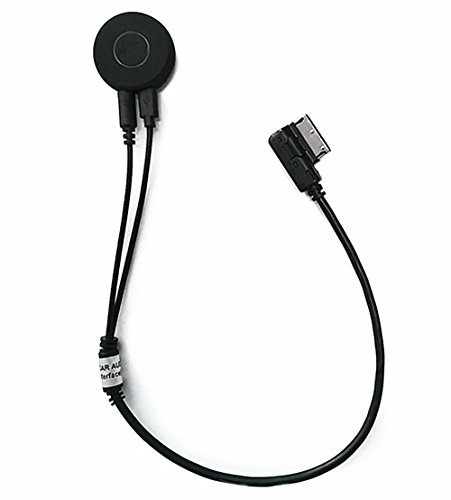 Bluetooth 4.1 Kit de Coche, Interfaz de Aux inalámbrica MDI MMI Receptor Adaptador de música con Puerto Micro y 3,5 mm Compatible para Mercedes