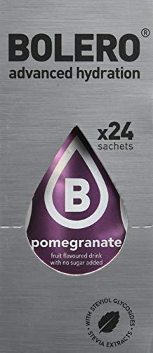 Bolero Bebida Instantánea sin Azúcar, Sabor Granada - Paquete de 24 x 9 gr - Total: 216 gr Bolero Bebida Instantánea sin Azúcar, Sabor Granada - Paquete de 24 x 9 gr - Total: 216 gr