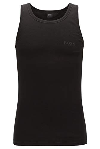 BOSS Tank Top Original Camiseta de Tirantes, Negro (Black 001), Medium para Hombre