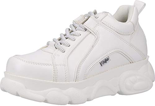 Buffalo Corin, Zapatillas Altas Mujer, Blanco (White 000), 41 EU