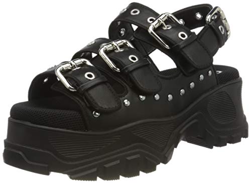 Buffalo Gldr OB, Sandalia con Pulsera Mujer, Negro (Black 000), 40 EU Buffalo Gldr OB, Sandalia con Pulsera Mujer, Negro (Black 000), 40 EU