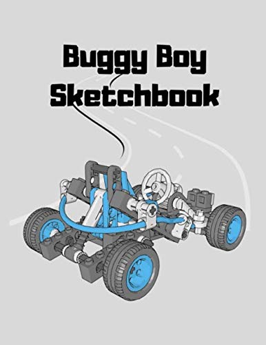Buggy Boy Sketchbook: 130 Pages Of Plain Paper With A Slight Boarder 8.5 x 11 Inches