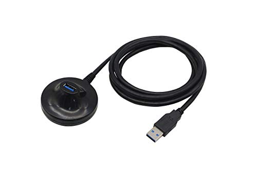 Cable de extensión USB de 4,7 pies con base USB 3.0 extensor tipo A macho a hembra, cable de transferencia de datos 5 Gbps KANGPING para unidad flash USB, lector de tarjetas, disco duro, impresora Cable de extensión USB de 4,7 pies con base USB 3.0 extensor tipo A macho a hembra, cable de transferencia de datos 5 Gbps KANGPING para unidad flash USB, lector de tarjetas, disco duro, impresora