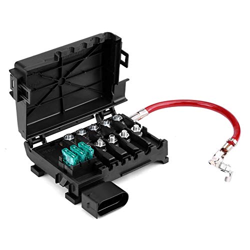 Caja de fusibles de batería, 1J0937550A Terminal de soporte de caja de fusibles de batería de coche para Jetta Golf Mk4 Beetle 99-04