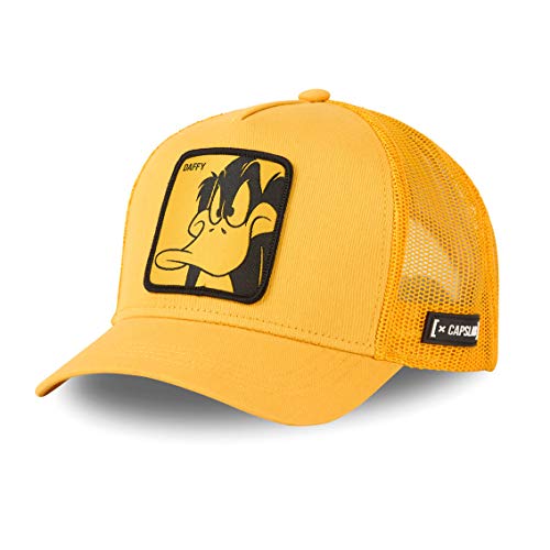 Capslab Looney Tunes Merrie Melodies - Gorra, color gris Daffy Yellow Talla única