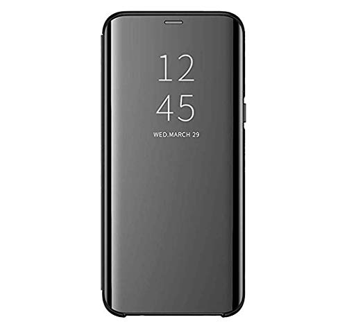 Carcasa para Samsung Galaxy A51 – Funda transparente con tapa transparente antihuellas – Color negro Carcasa para Samsung Galaxy A51 – Funda transparente con tapa transparente antihuellas – Color negro