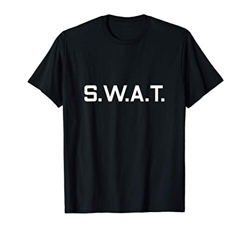 Carnaval Disfraz de disfraz de niños SWAT Team Police USA Camiseta