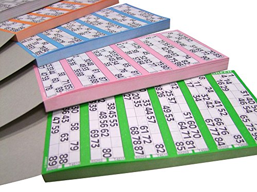 CARTONES DE Bingo DE Papel para TACHAR