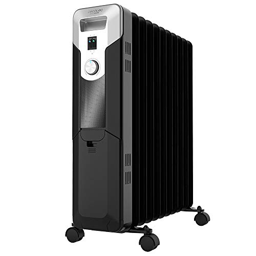 Cecotec Radiador Eléctrico de Aceite 360º Ready Warm 5720 Space Black. 11 Módulos, Bajo Consumo, 2500 W, 3 Niveles de Potencia, Protección contra sobrecalentamiento y antivuelco, Ruedas, 20 m2 Cecotec Radiador Eléctrico de Aceite 360º Ready Warm 5720 Space Black. 11 Módulos, Bajo Consumo, 2500 W, 3 Niveles de Potencia, Protección contra sobrecalentamiento y antivuelco, Ruedas, 20 m2