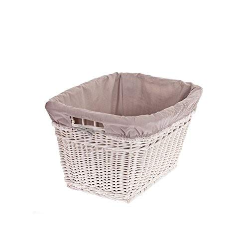 Cesto de Mimbre, Puff, Retro Cesto Mimbre con un Recipiente de plástico Cubierto, Cesta para leña, Juguetes, Estilo Vintage Cesto de Mimbre, Puff, Retro Cesto Mimbre con un Recipiente de plástico Cubierto, Cesta para leña, Juguetes, Estilo Vintage