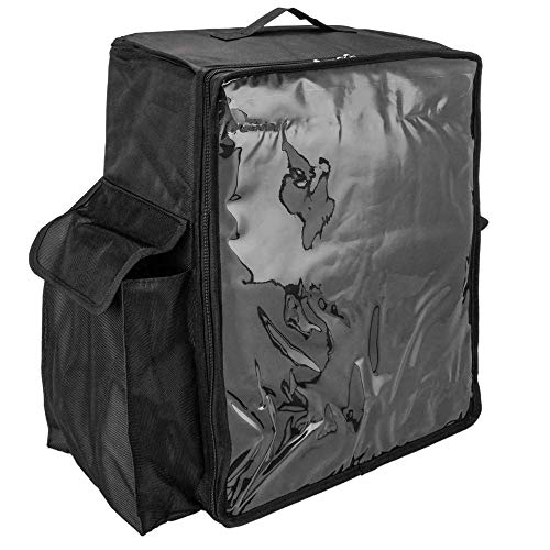 CityBAG - Mochila isotérmica 49 x 50 x 23 cm Negra para Entrega de Pedidos de Comida en Moto y Bicicleta