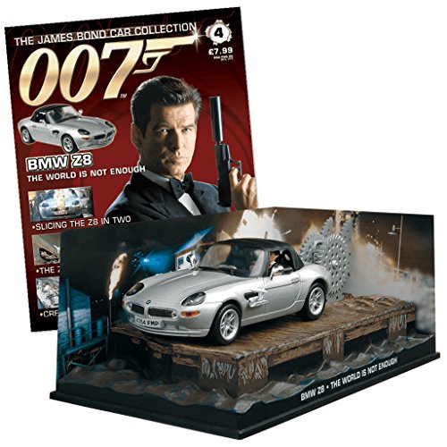 Colección de vehículos 007 James Bond Car Collection Nº 4 compatible con BMW Z8 (El Mundo Nunca Es Suficiente)