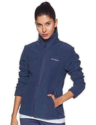 Columbia Fast Trek II Forro Polar con Cremallera, Mujer, Azul (Nocturnal), M