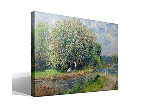 Cuadro Canvas Castaño en Flor de Pierre Auguste Renoir - 40cm x 55cm Cuadro Canvas Castaño en Flor de Pierre Auguste Renoir - 40cm x 55cm
