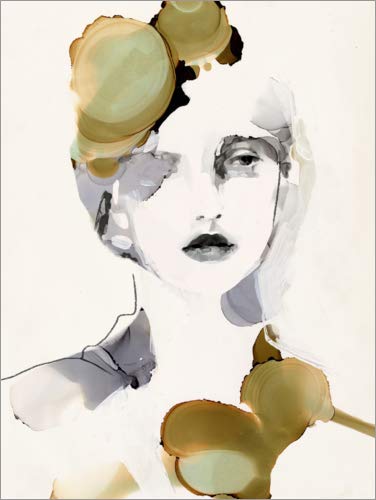 Cuadro de PVC 60 x 80 cm: Portrait of a Woman de Victoria Borges/World Art Group
