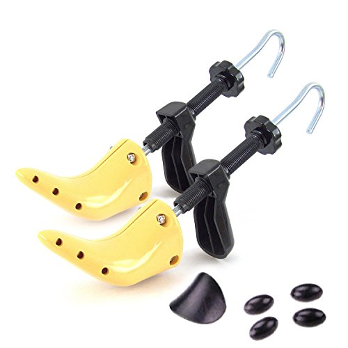 Cutehome Par de estiradores de zapatos de tacón alto, de dos vías para mujer, expande la longitud y el ancho de la ropa de pies ajustada. Cutehome Par de estiradores de zapatos de tacón alto, de dos vías para mujer, expande la longitud y el ancho de la ropa de pies ajustada.