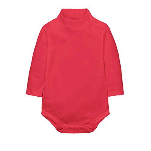 CuteOn Bodies para Bebés Niño Niña Cuello Algodón Bodysuit Bebe - Rojo 2 años