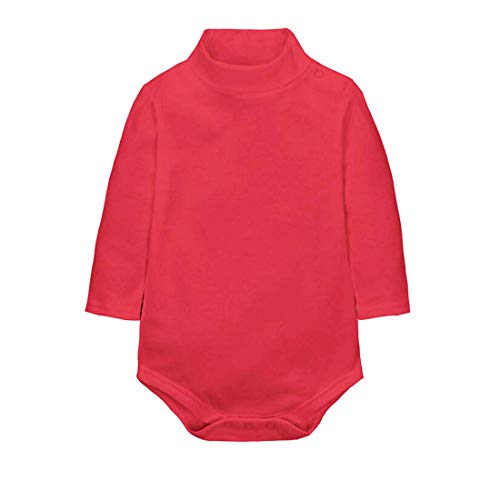 CuteOn Bodies para Bebés Niño Niña Cuello Algodón Bodysuit Bebe - Rojo 2 años CuteOn Bodies para Bebés Niño Niña Cuello Algodón Bodysuit Bebe - Rojo 2 años