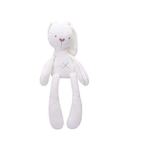 DDG EDMMS Juguete Lindo Conejo de Felpa Suave sueño calmante Juguete Conejo (Blanco) DDG EDMMS Juguete Lindo Conejo de Felpa Suave sueño calmante Juguete Conejo (Blanco)