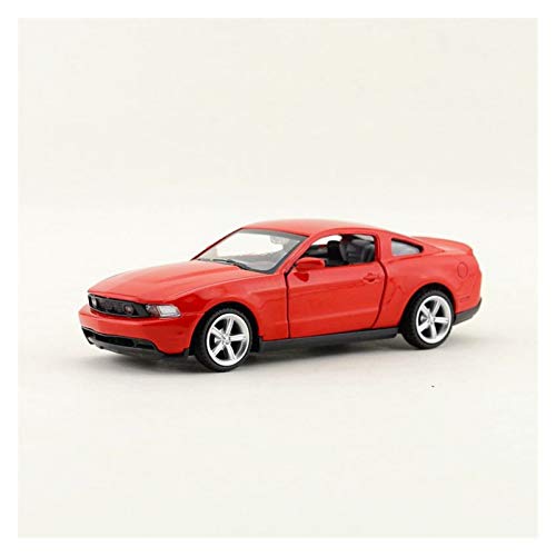 De Molde Fundido 1/43 para Mustang 2010 GT Coche De Juguete Escala De Aleación Modelo Fundido A Presión Coche Juguetes para Niños Colección De Decoración Adornos (Color : 1)