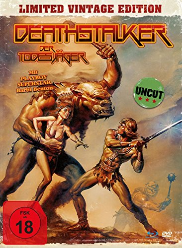 Deathstalker - Der Todesjäger - Uncut Vintage Edition (+ DVD) - Mediabook, limitiert auf 1.500 Stück, inkl. Booklet, HD neu abgetastet [Alemania] [Blu-ray]