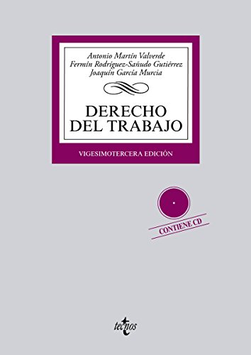 Derecho del Trabajo: Contiene CD. Vigésimotercera edición (Derecho - Biblioteca Universitaria De Editorial Tecnos nº 9833)