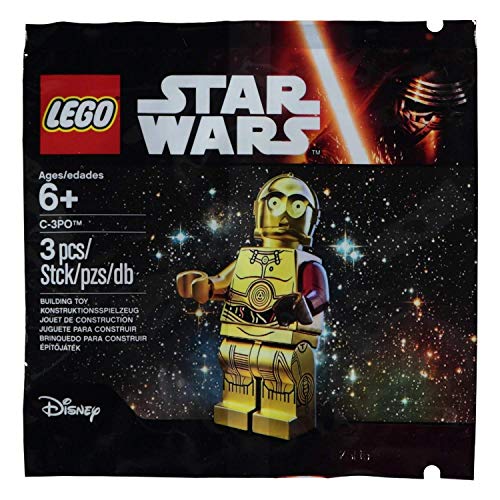Desconocido Lego 5002948 Disney Star Wars TRU Promo C3PO C-3PO - Poly Bag - Ages 6+ New by Pingan84