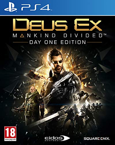 Deus Ex Mankind Divided Day One Edition Steelbook PS4 Game [Importación inglesa]