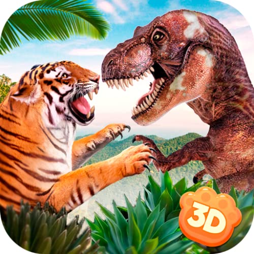 Dinosaur Hunter Tiger Fighting: Kung Fu Fury Beast Battle | Enemy Strike Creature Quest Rush Fight