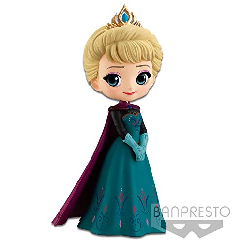 Disney Elsa Figura QPOSKET Anna 14 CM, Multicolor (1)