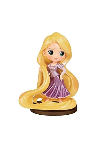 Disney- Figura QPOSKET Rapunzel 7 CM Ariel, Multicolor (1)