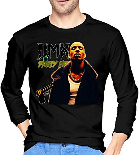 DMX Party Up Mens T Shirt Round Neck T Shirts Long Sleeve Winter Cotton tee Tops